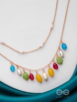 Candy Crushing Carnival - Cute Layered Neckpiece With Anti-Tarnish Coating (Multicolor)