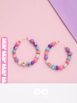 FUNKY FUNFAIR FANTASY - CUTE HOOP EARRINGS