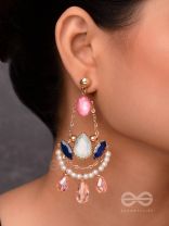 THE TWILIGHT NIGHT - GOLDEN EMBELLISHED EARRINGS
