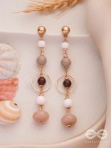 THE HAZELNUT HUES - CASUAL DROP EARRINGS
