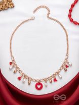 The Scarlet Affair - Cute Hearts Neckpiece With Anti-Tarnish Coating 
