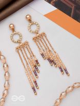 THE SHIMMERING RAINFALL - ELEGANT DROP EARRINGS