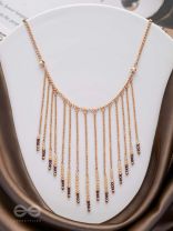 The Dancing Waterfall - Elegant And Casual Neckpiece With Anti-Tarnish Coating 