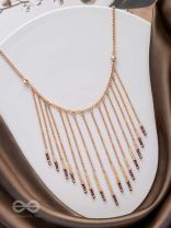 The Dancing Waterfall - Elegant And Casual Neckpiece With Anti-Tarnish Coating 