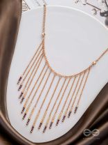 The Dancing Waterfall - Elegant And Casual Neckpiece With Anti-Tarnish Coating 