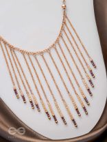 The Dancing Waterfall - Elegant And Casual Neckpiece With Anti-Tarnish Coating 