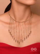 The Dancing Waterfall - Elegant And Casual Neckpiece With Anti-Tarnish Coating 