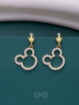 MICKEY EARS ON - CUTE SPARKLING EARRINGS