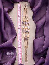THE GLIMMERING LAVENDERS - ELEGANT MULTILAYERED BRACELET