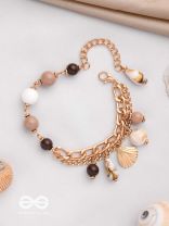 COFFEE BY BEACHSIDE - STATEMENT LAYERED BRACELET