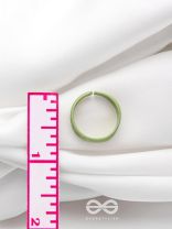 MY MINTY LUSH - ADJUSTABLE ACRYLIC RING