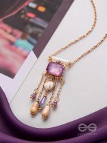 The Purple Shores - Modern & Classic Neckpiece With Anti-Tarnish Coating 