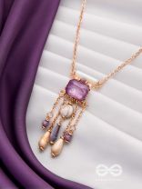 The Purple Shores - Modern & Classic Neckpiece With Anti-Tarnish Coating 