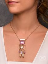 The Purple Shores - Modern & Classic Neckpiece With Anti-Tarnish Coating 
