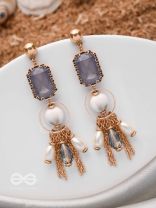 THE SEA HORIZON - STATEMENT DROP EARRINGS