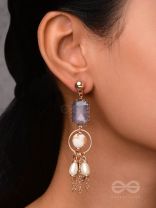 THE SEA HORIZON - STATEMENT DROP EARRINGS