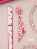 Dviguna - The Sleek Splendor - Cutdana, Resham And Sequins Hand Embroidered Earrings