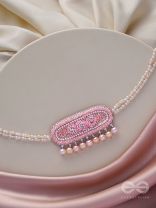 SASHRILKA - SPLENDIDLY CHARMING - SEQUINS, CUT DANA AND PEARL EMBROIDERED NECKPIECE