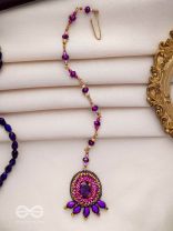 TAMASVINI - THE STARRY NIGHT - STONE, CUTDANA AND BEADS EMBROIDERED MAANGTIKA