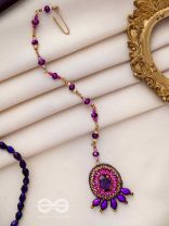 TAMASVINI - THE STARRY NIGHT - STONE, CUTDANA AND BEADS EMBROIDERED MAANGTIKA