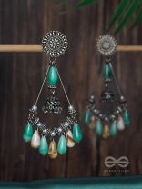 THE DREAMWAVE DROPS - OXIDISED DROP EARRINGS