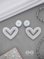 Sauhardika - Heartfealt Moments - Beads And Cut Dana Hand Embroidered Earrings