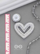 Sauhardika - Heartfealt Moments - Beads And Cut Dana Hand Embroidered Earrings