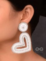 Sauhardika - Heartfealt Moments - Beads And Cut Dana Hand Embroidered Earrings