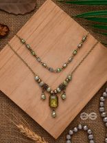 THE SMOKEY FOREST - STATEMENT MULTILAYERED NECKPIECE