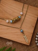 THE ANCIENT TREASURES - CASUAL MULTILAYERED NECKPIECE