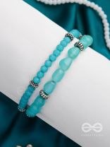 OCEANIC BLISS BEADS - MULTILAYER BEADED BRACELET