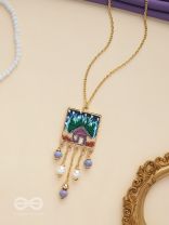 Damya - The Dreamhouse Heaven - Golden Embellished Hand Embroidered Neckpiece