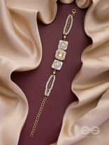 THE GLEAMING ORBITS - GOLDEN EMBELLISHED BRACELET