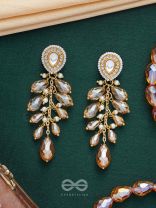 Svaru - The Sunshine Carnival - Golden Embellished Polki And Kundan Earrings