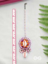 SAMBAVIKA - THE SHELL ENCHANTMENTS - BEADS AND SHELLS EMBROIDERED EARRINGS 