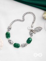 JUNGLE JIVE - OXIDISED EMBELLISHED BRACELET