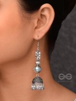 Dreamy Skies - Oxidised Beaded Earrings