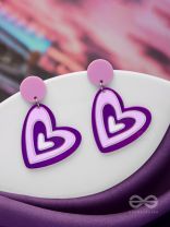 THE LILAC LOVE - CASUAL ACRYLIC EARRINGS