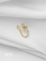 HEAVENLY HARMONY  - GOLDEN CZ NOSERING (NON-PIERCING)