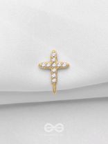 HEAVENLY HARMONY  - GOLDEN CZ NOSERING (NON-PIERCING)