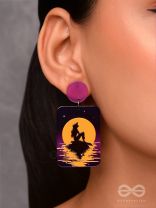 THE LITTLE MERMAID - STATEMENT ACRYLIC EARRINGS