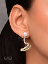 TWIST-N-TURN TREASURES - GOLDEN EMBELLISHED EARRING