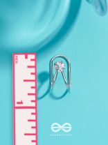 EVERMORE GEM GLEAM - SILVER EMBELLISHED EARCUFF