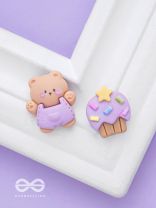 SUGARHUG & SNUGGLES - MISMATCHED ACRYLIC EARRINGS