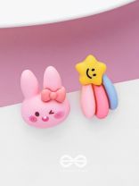 HOPS 'N HUES - MISMATCHED ACRYLIC EARRINGS