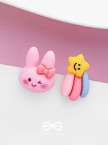 HOPS 'N HUES - MISMATCHED ACRYLIC EARRINGS