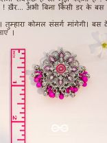 The Blooming Beauties - Enamelled Oxidised Earrings