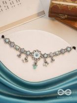 The Sky Bouquet- Enamelled Oxidised Neckpiece