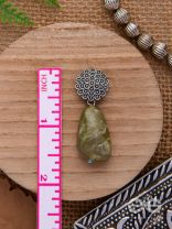 The Greenland Mist- Stone Oxidised Earrings