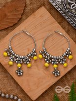 The Marigold Baubles- Silver Hoop Earrings